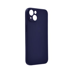 Capa de Silicone com Moldura de Câmera para Apple iPhone 13 Azul Capa de Silicone com Moldura de Câmera para Apple iPhone 13 Azul